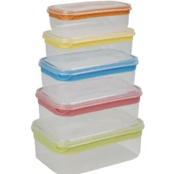 Boîte alimentaire plastique x5
