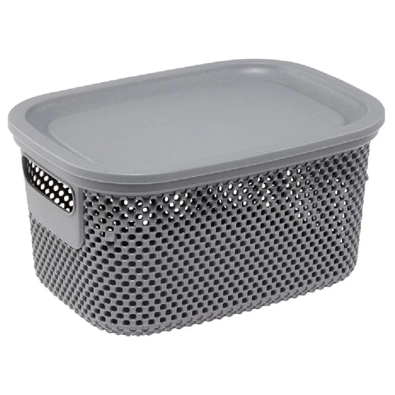 Boîte avec couvercle 3,5L gris