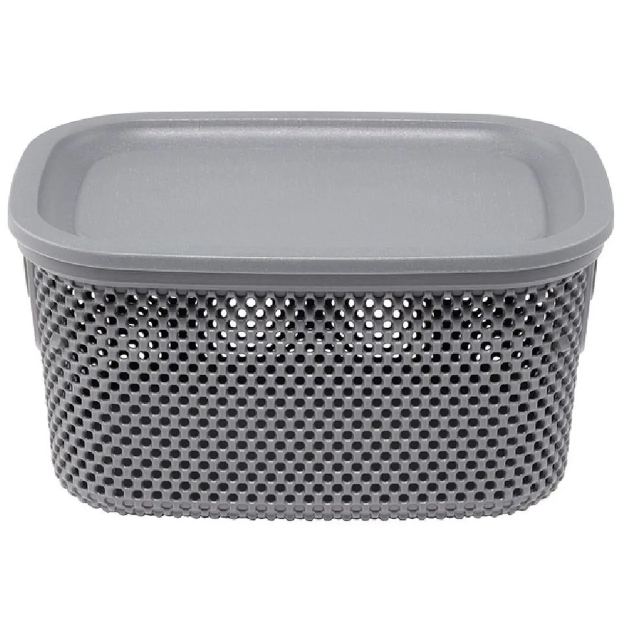 Boîte avec couvercle 3,5L gris