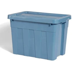 Boîte bricolage 65L plastique bleu