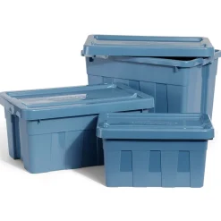 Boîte bricolage plastique bleu 20L