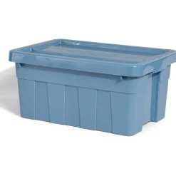 Boîte bricolage plastique bleu 45L