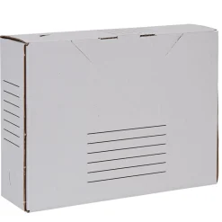 Boîte d'archivage A4 blanche x4