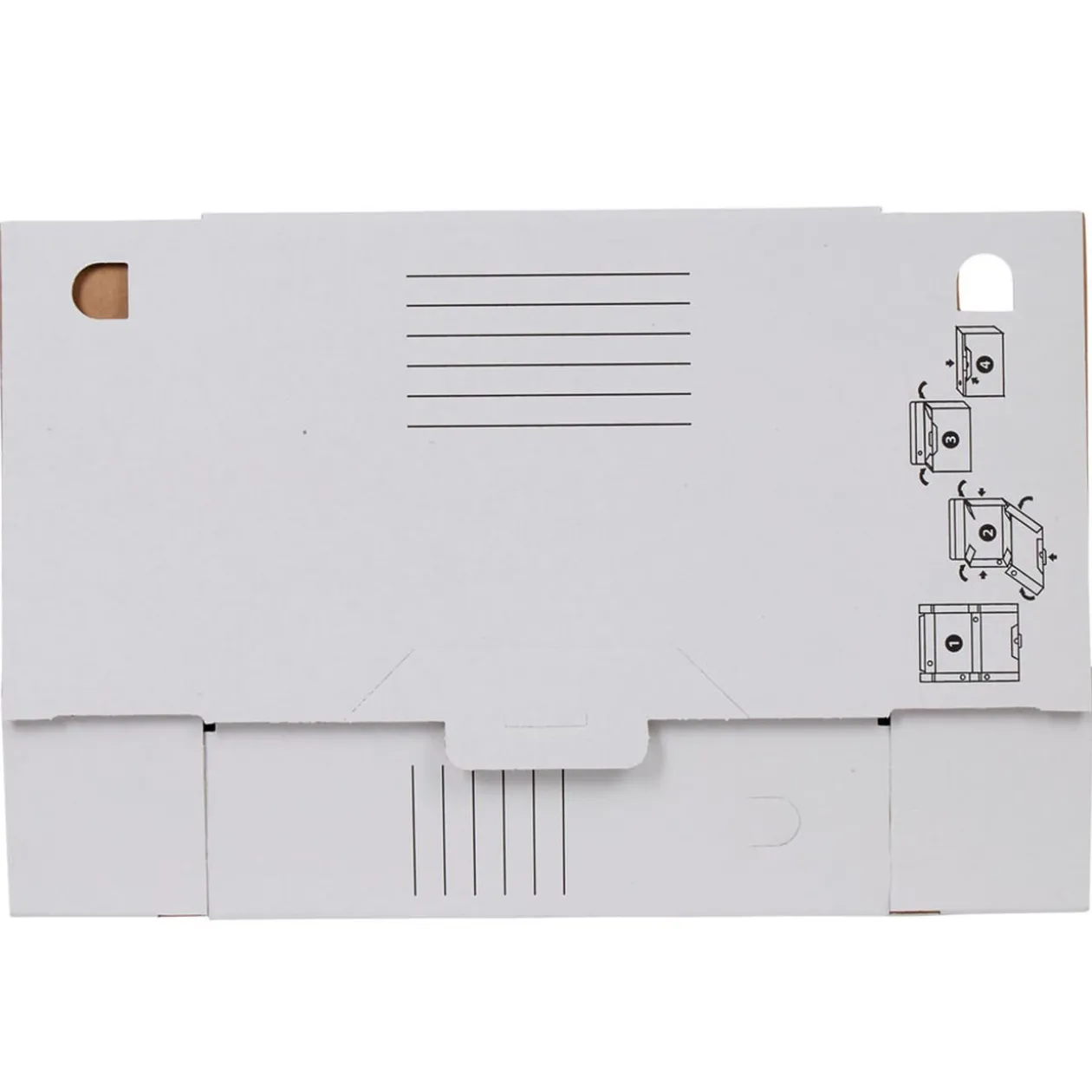 Boîte d'archivage A4 blanche x4