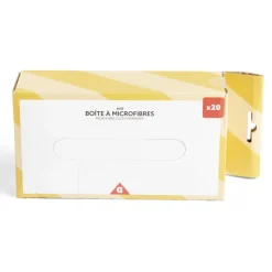 Boîte de 20 microfibres polyester 22x22cm