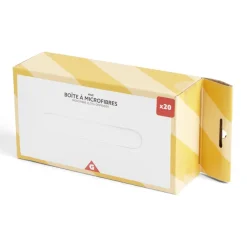 Boîte de 20 microfibres polyester 22x22cm