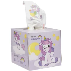 Boîte de 56 mouchoirs licorne