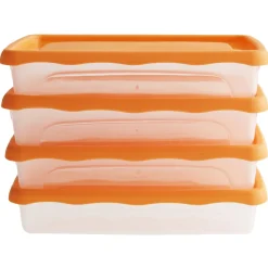 Boîte de conservation alimentaire 0,8L x4