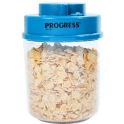 Boîte de conservation alimentaire sous vide bleu 1L