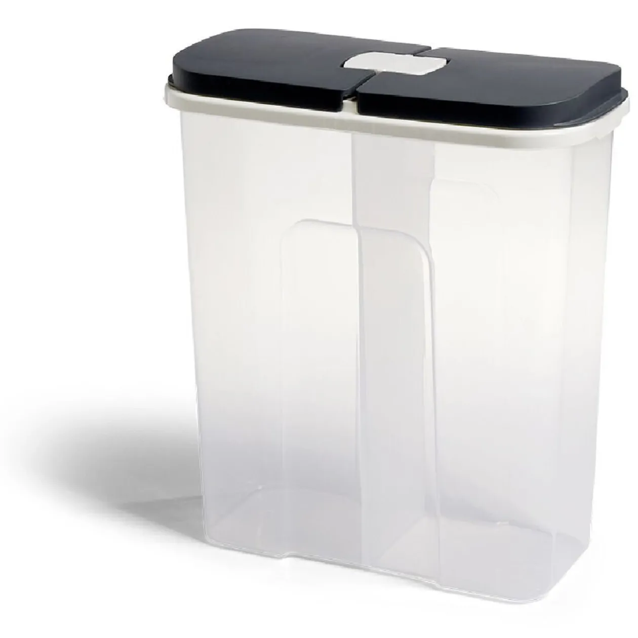 Boîte de conservation en plastique à 2 compartiments transparent 2,8L
