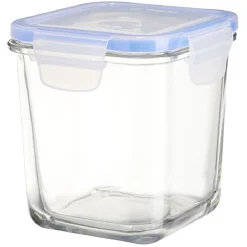 Boîte de conservation en verre hermétique L11,3xl11,3xH11,9 cm