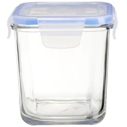 Boîte de conservation en verre hermétique L11,3xl11,3xH11,9 cm