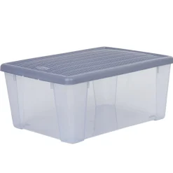 Boîte de rangement 15 L bleue