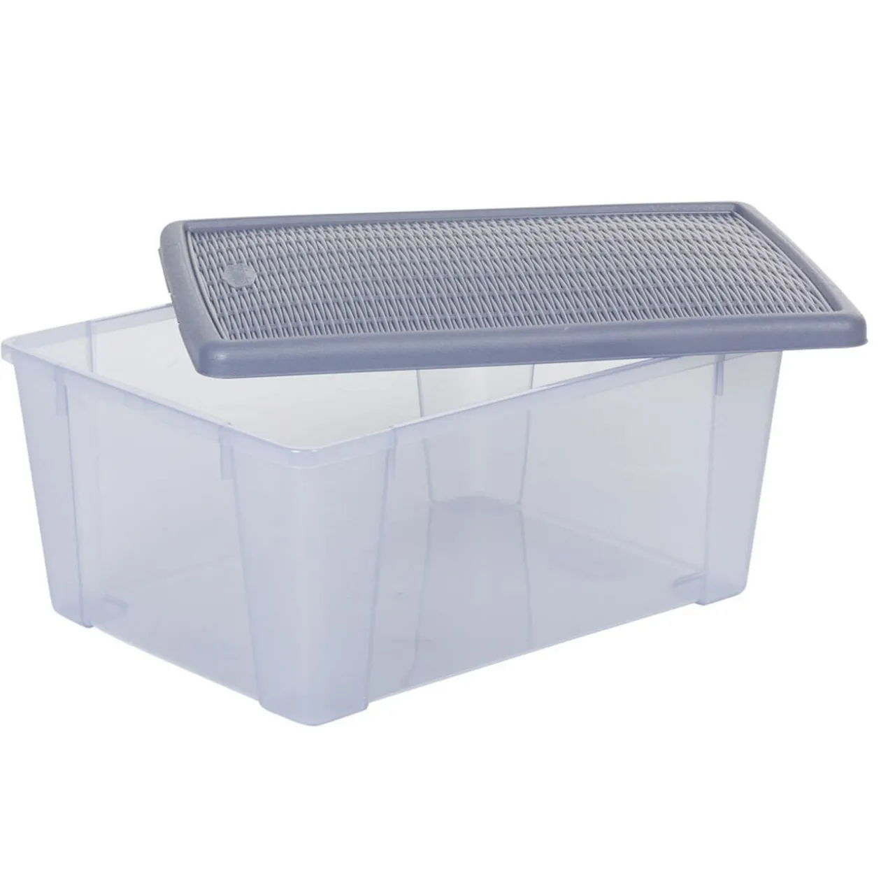 Boîte de rangement 15 L bleue