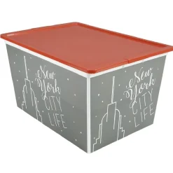 Boîte de rangement 50 L design city