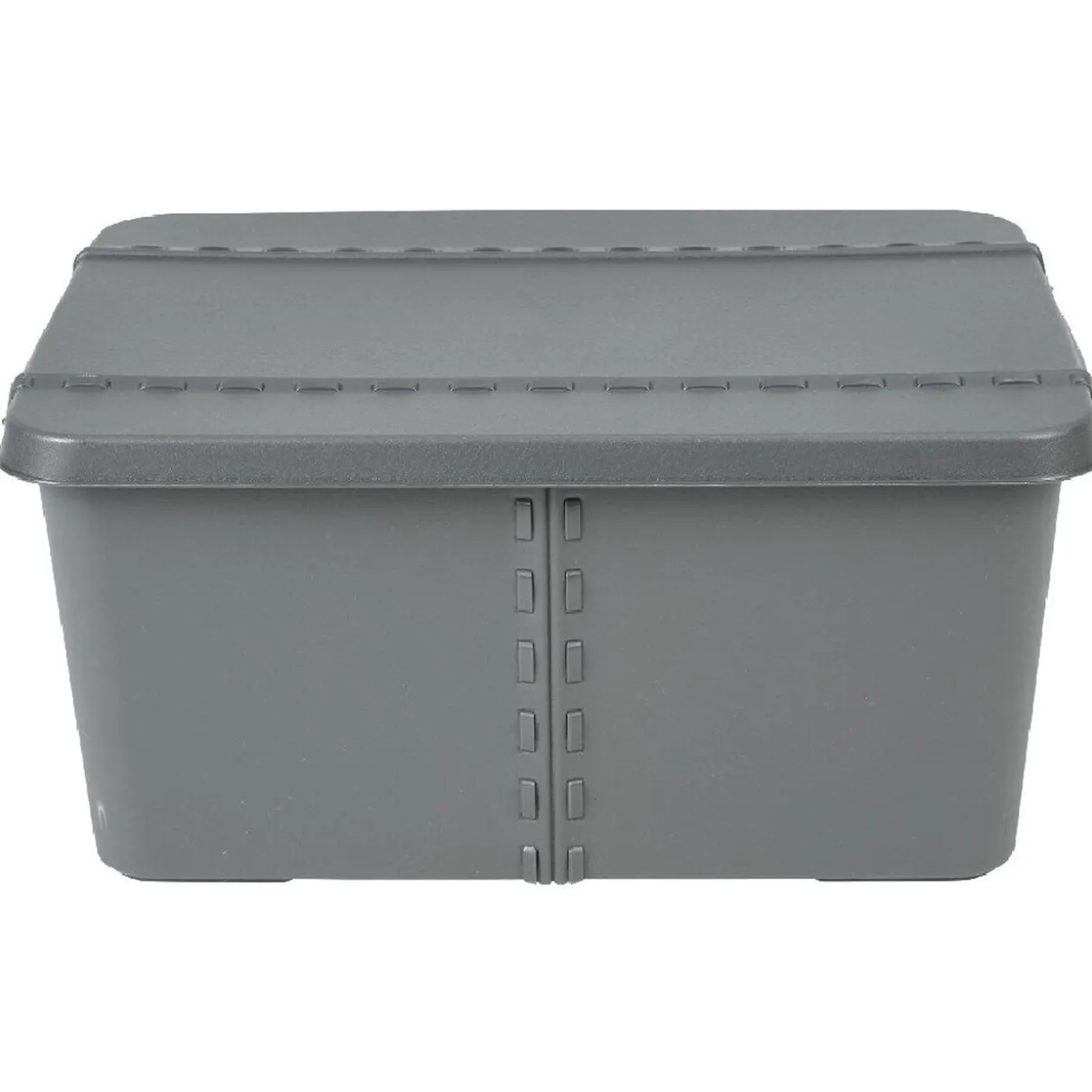 Boîte de rangement 15 L gris anthracite