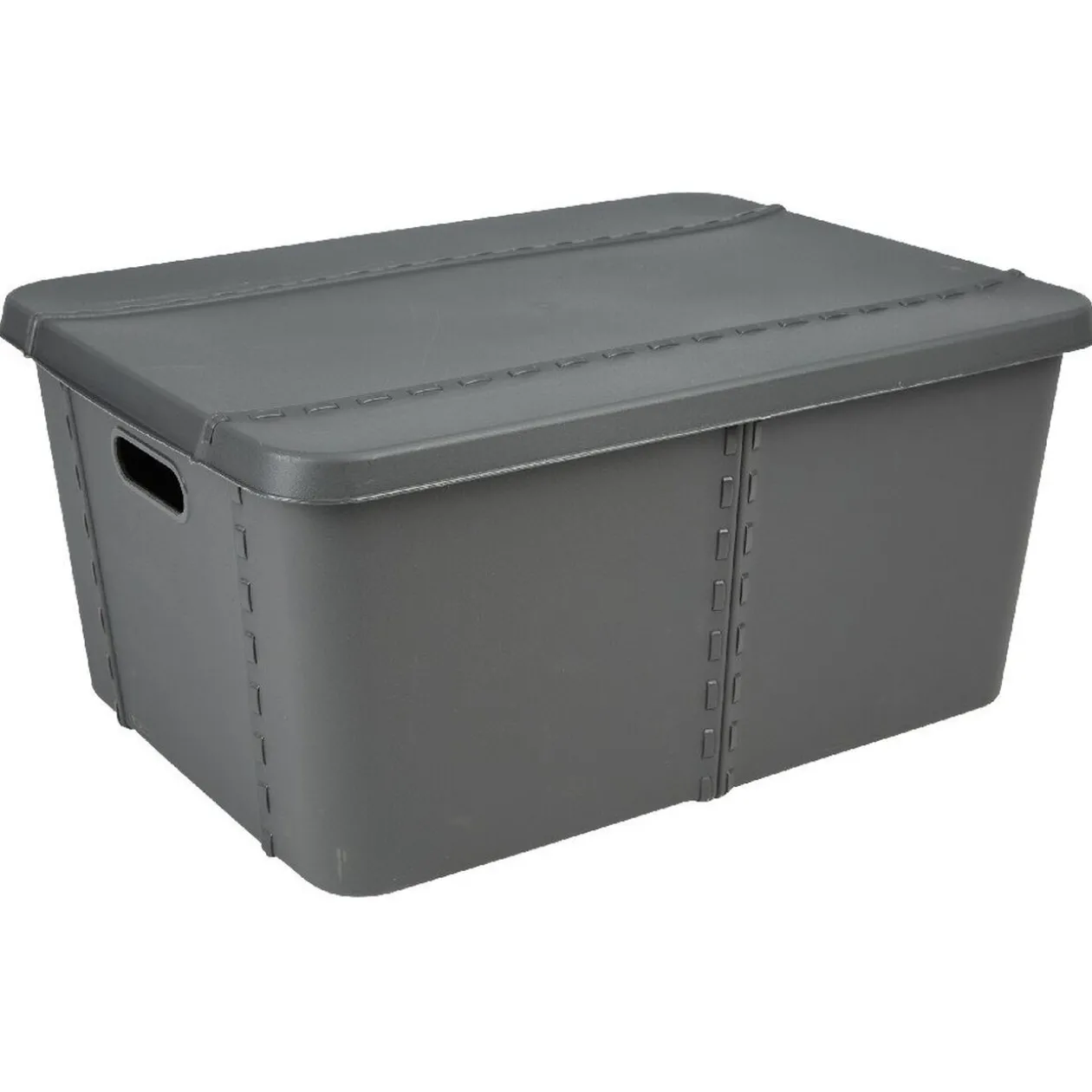 Boîte de rangement 45 L gris anthracite