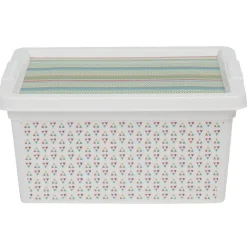 Boîte de rangement 2 L multicolore exotique