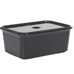 Boîte de rangement 3 L noir