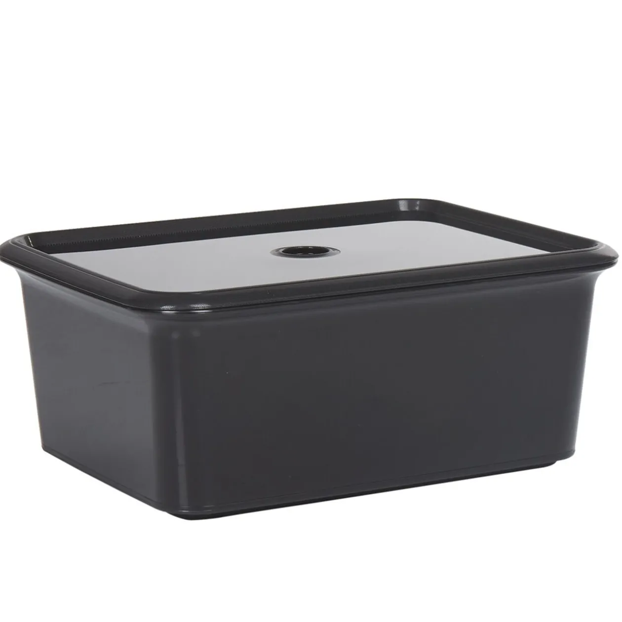 Boîte de rangement 6 L noir