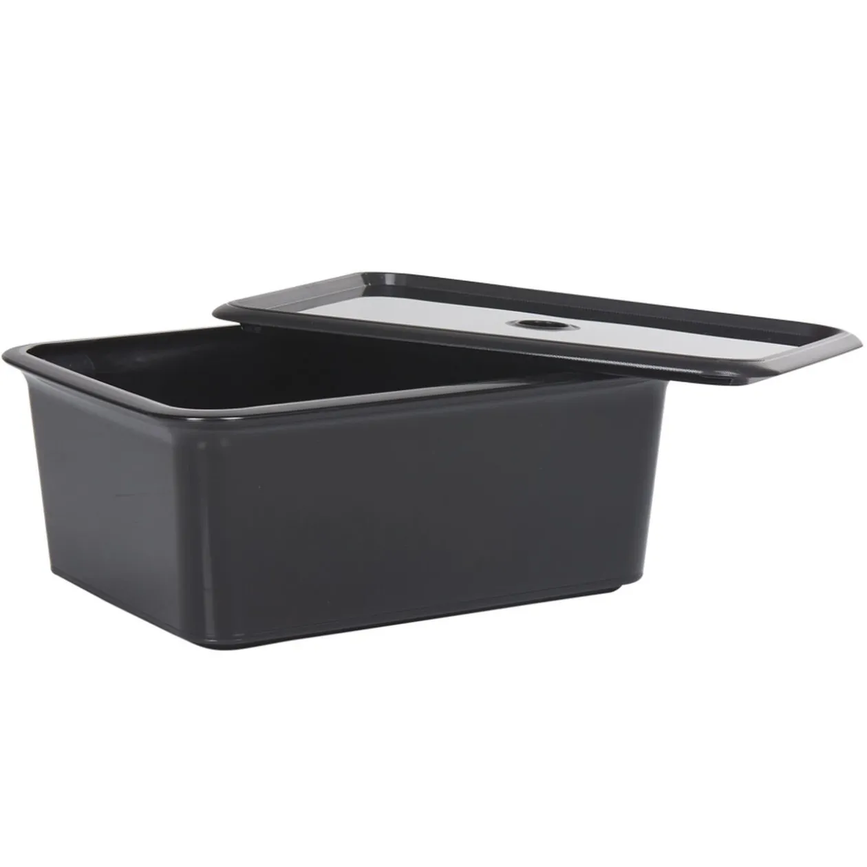 Boîte de rangement 6 L noir