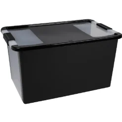 Boîte de rangement 40 L noir