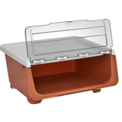 Boîte de rangement à ouverture latérale - 43x33xH21 cm