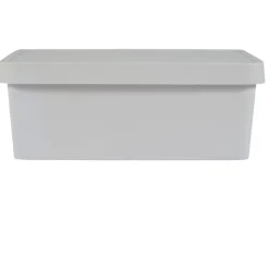 Boîte de rangement avec couvercle beige 11 L