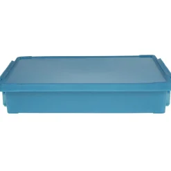 Boîte de rangement avec fermeture à clip bleu capri 4 L