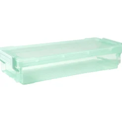 Boîte de rangement avec fermeture à clips vert 0,55 L