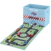 Boîte de rangement avec tapis de jeux circuit ou safari - 2 modèles