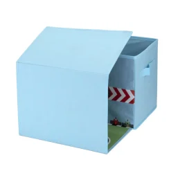 Boîte de rangement avec tapis de jeux circuit ou safari - 2 modèles