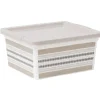 Boîte de rangement beige nordique 2 L