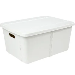 Boîte de rangement blanche 25 L