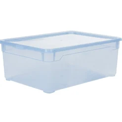Boîte de rangement bleue 10 L