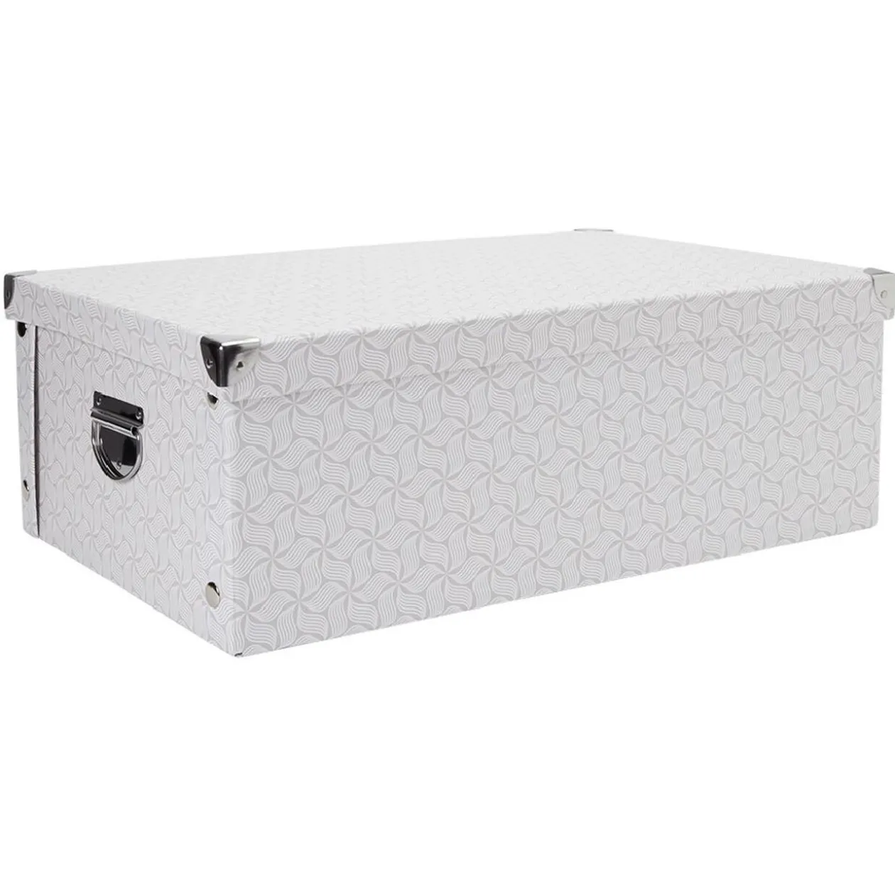 Boîte de rangement carton L34 x H18,5x L51 cm