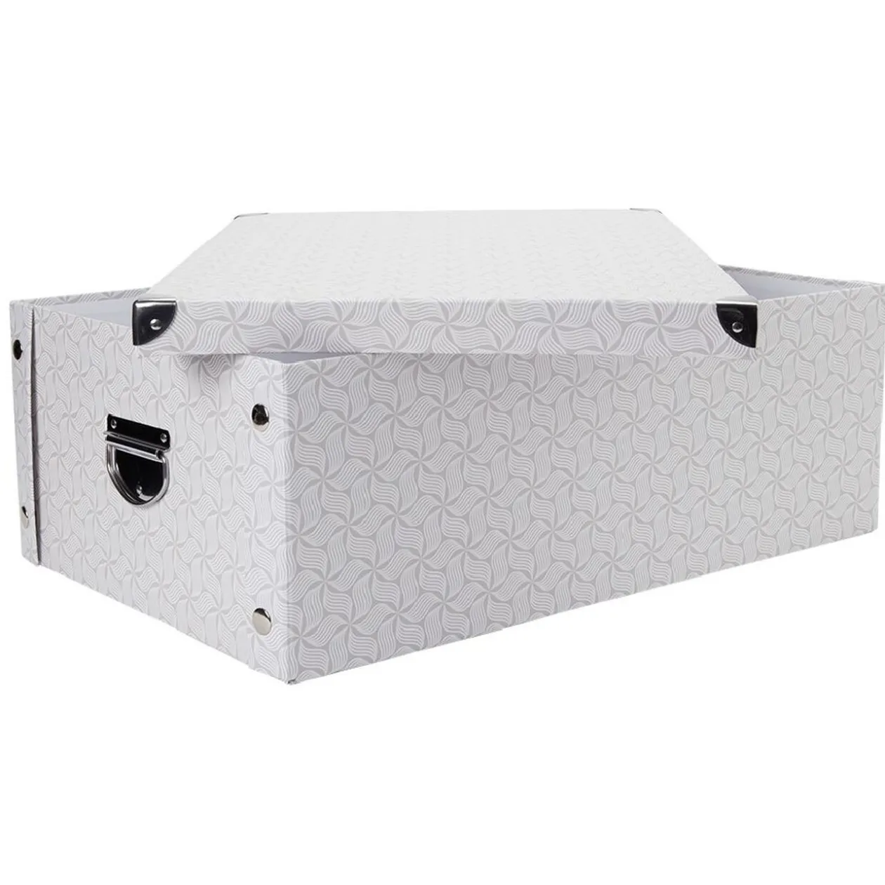 Boîte de rangement carton L34 x H18,5x L51 cm