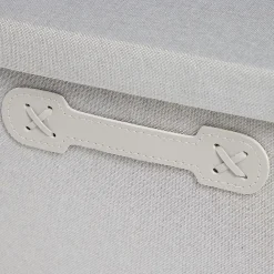 Boîte de rangement coton imprimé fleuri 40,5xH18x26,5cm