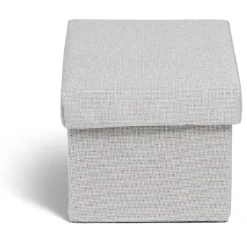 Boîte de rangement coton imprimé fleuri 24,5xH10x13cm