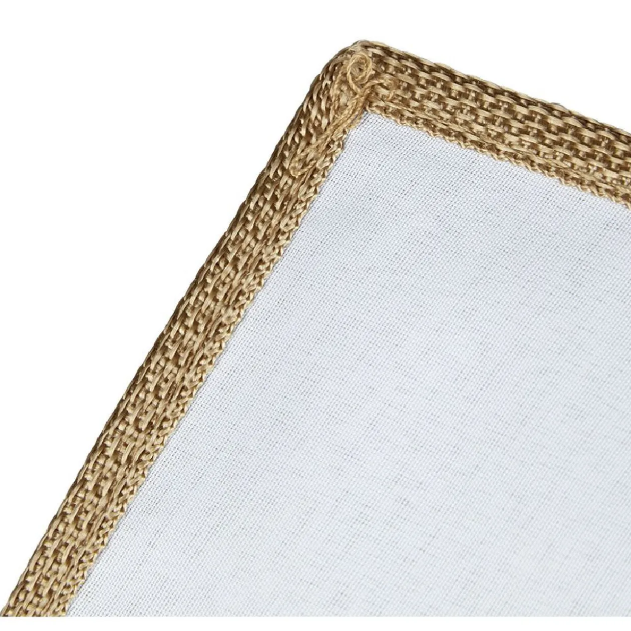 Boîte de rangement déco lattes en bambou L32 x L25 cm