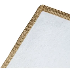 Boîte de rangement déco lattes en bambou L29 x L23 cm