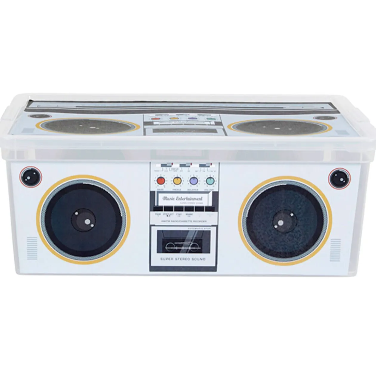 Boîte de rangement design musique 10 L