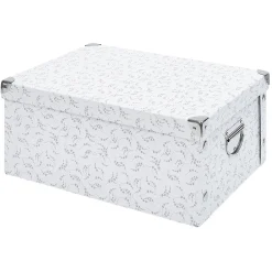 Boîte de rangement en carton - 40x30xH17 cm