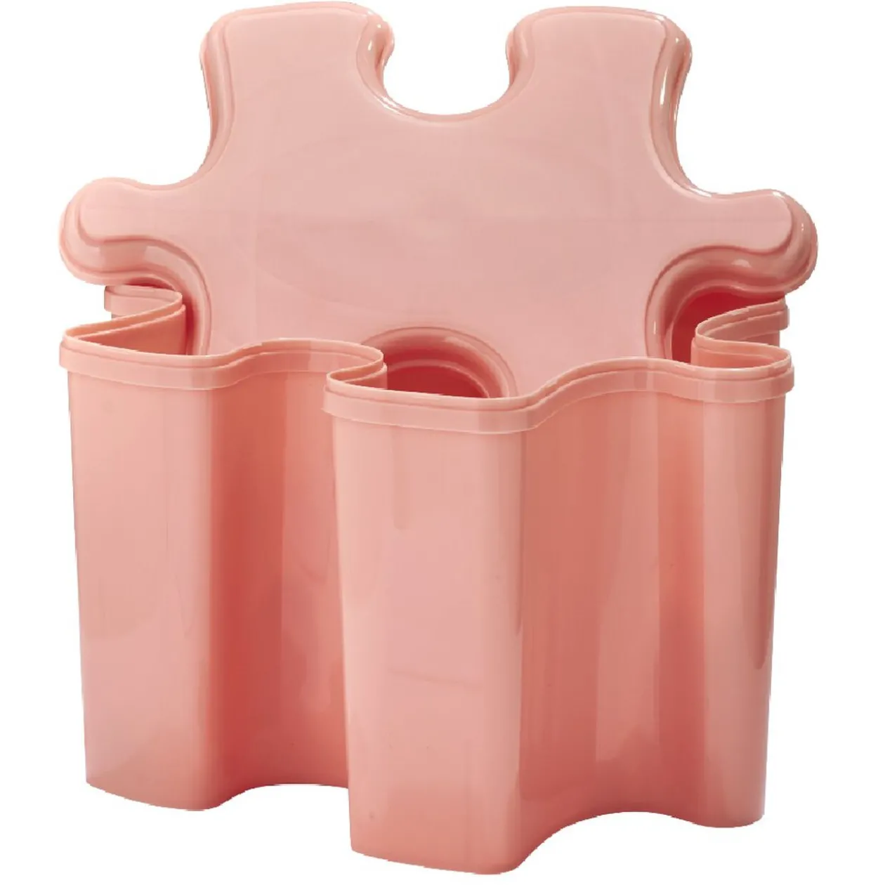 Boîte de rangement forme pièce de puzzle