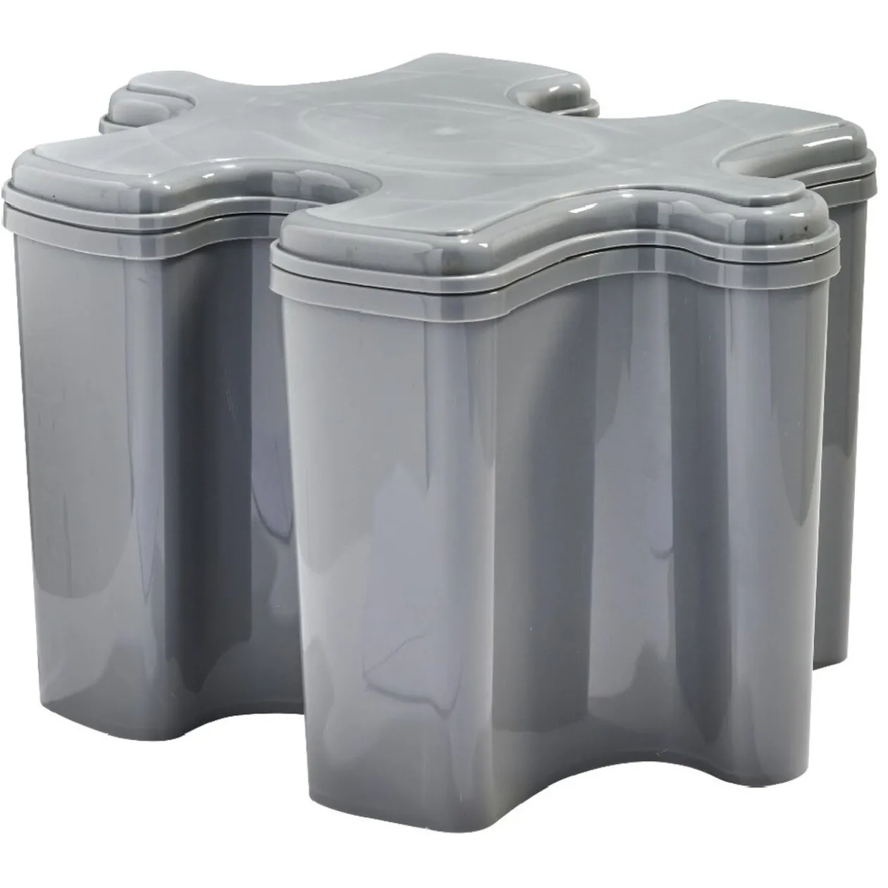 Boîte de rangement forme pièce de puzzle