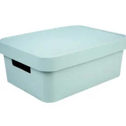 Boîte de rangement grise 11 L