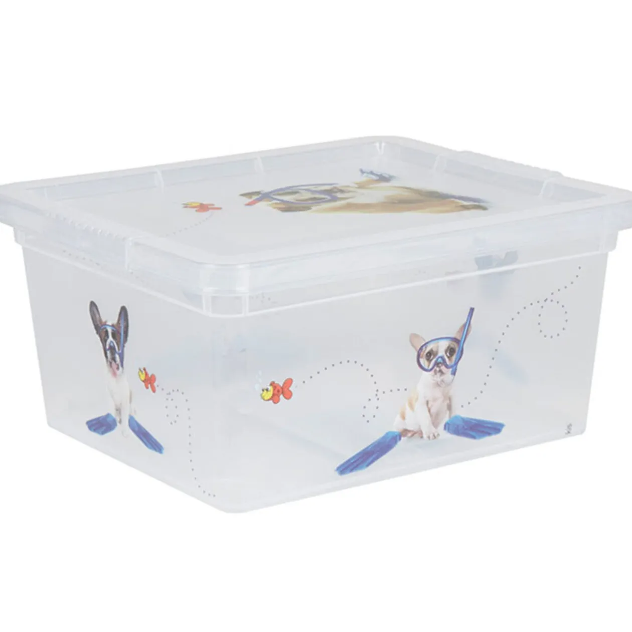 Boîte de rangement 2L design chien