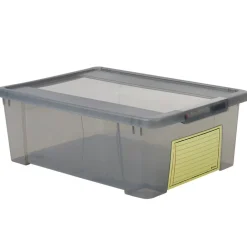 Boîte de rangement noire 11 L