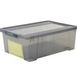 Boîte de rangement noire 11 L