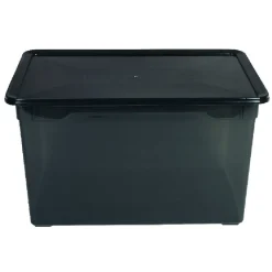 Boîte de rangement noire 5 L